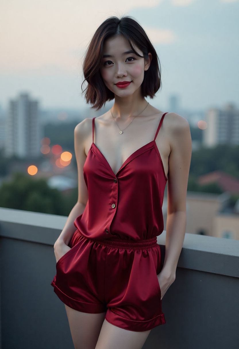 青梅在厨房准备晚餐